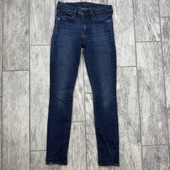 Citizens of‎ Humanity Jeans Women's 27 Blue Skinny Avedon Low Rise Los Angeles - Picture 1 of 12